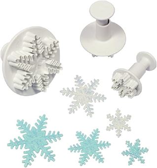 Picture of MINI SNOWFLAKES PLUNGER CUTTERS SET OF 3